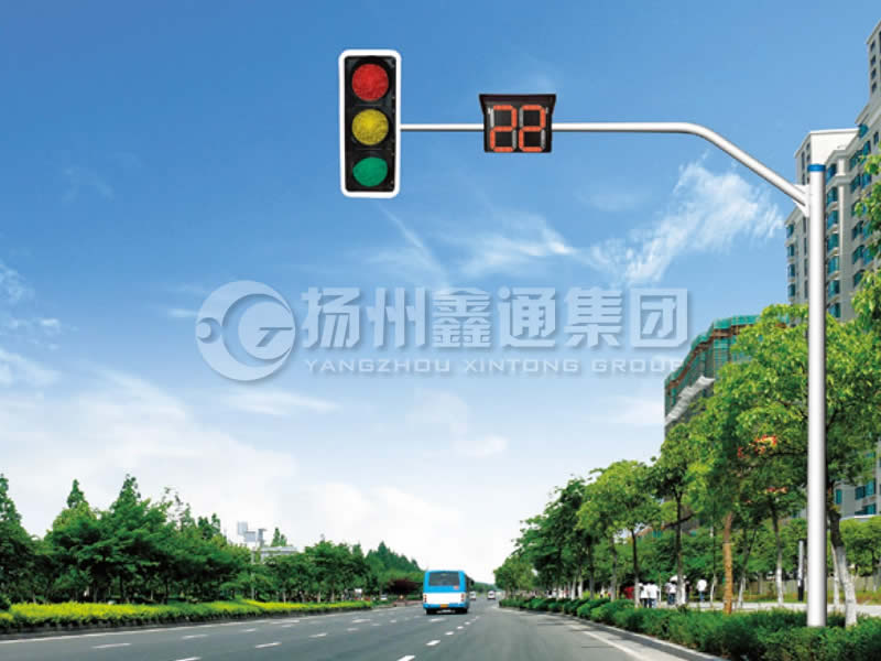XHDG-010，彎臂信號燈桿，臨沂信號燈桿