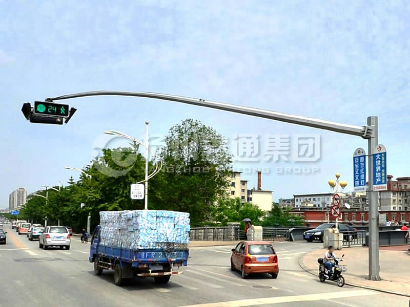 XHDG-048，吊籠式信號(hào)燈桿，吉林信號(hào)燈桿